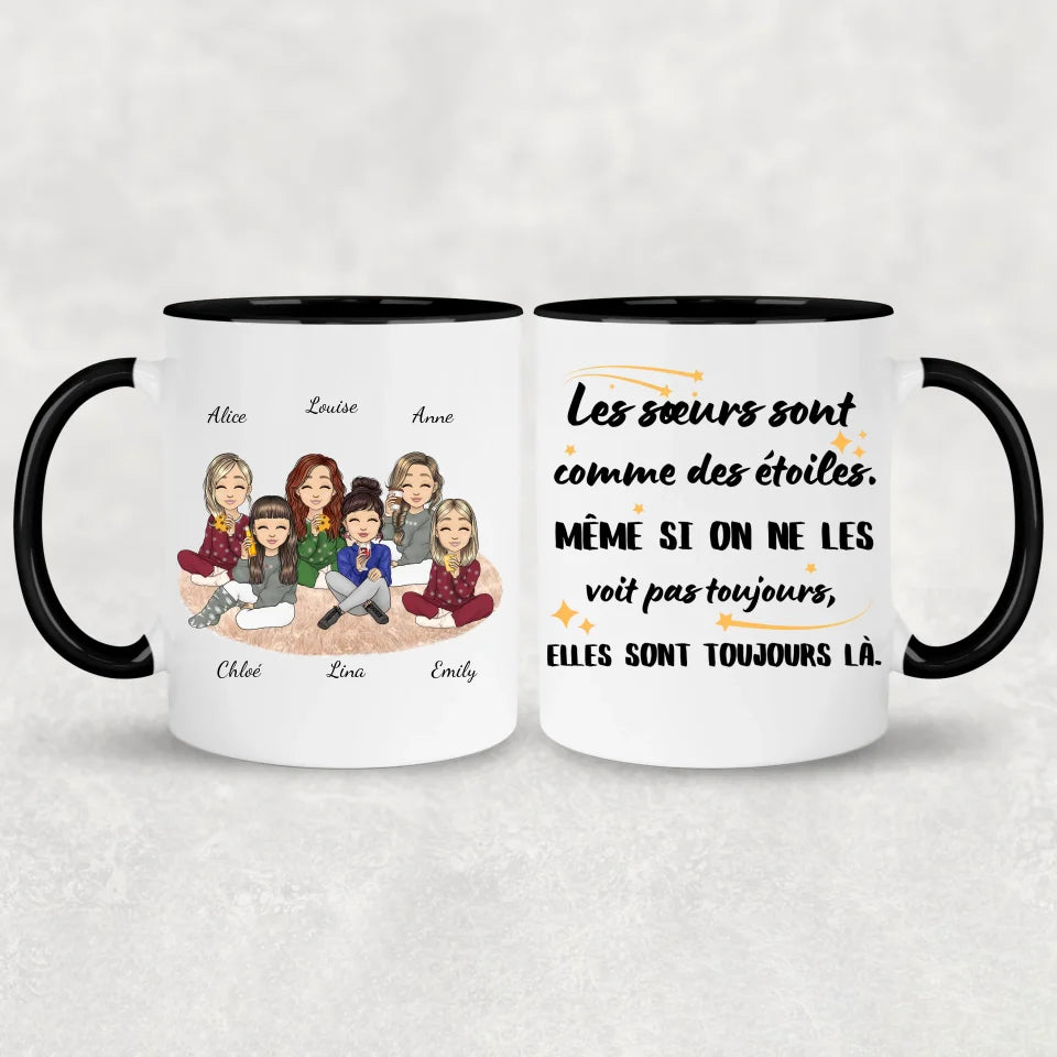 Amies de cœur - Mok gepersonaliseerd