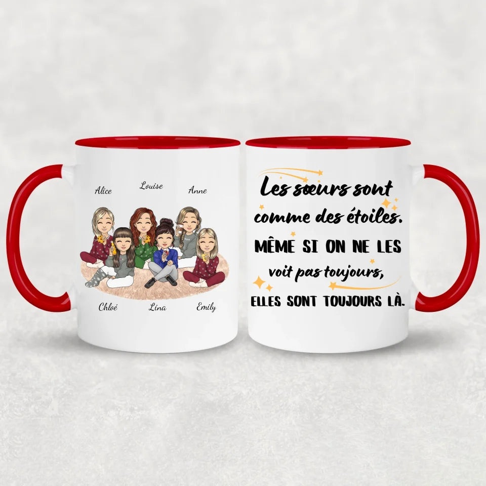 Amies de cœur - Mok gepersonaliseerd