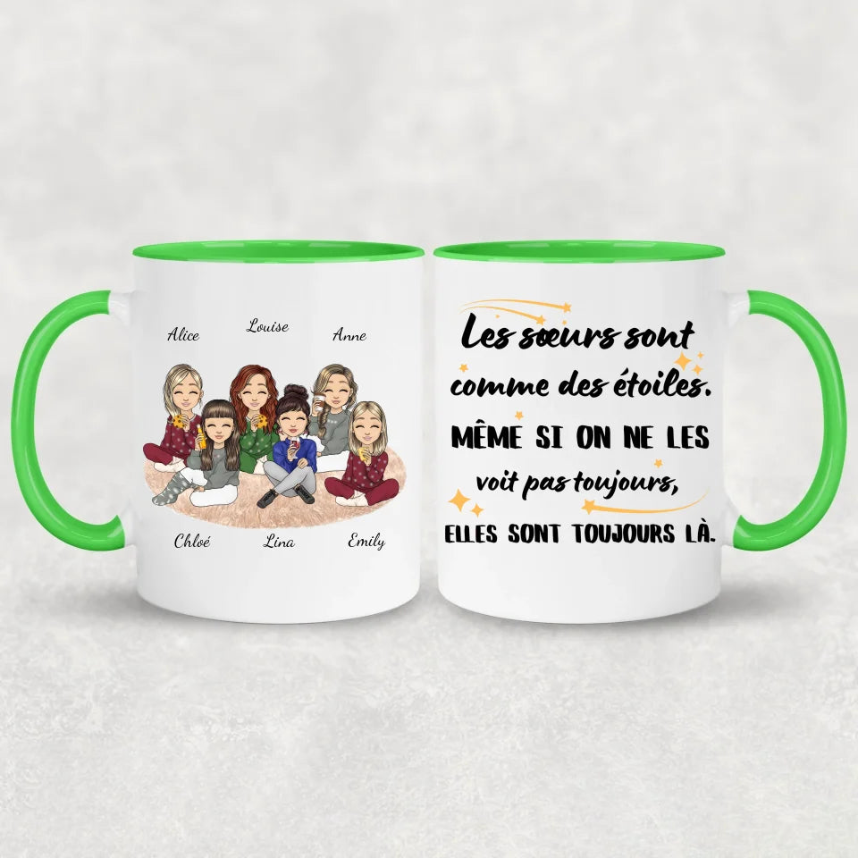 Amies de cœur - Mok gepersonaliseerd