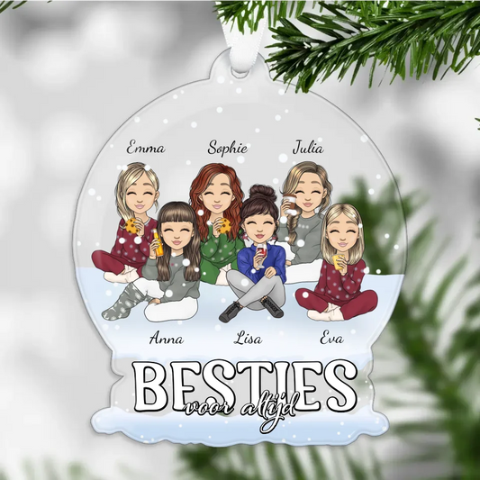 Hartsvriendinnen - Personalized acrylic ornament
