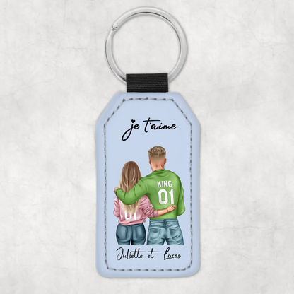 Paar - Porte-clés gepersonaliseerd