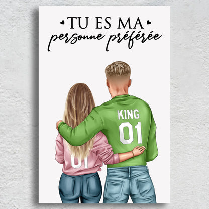 Koppel - Gepersonaliseerd canvas
