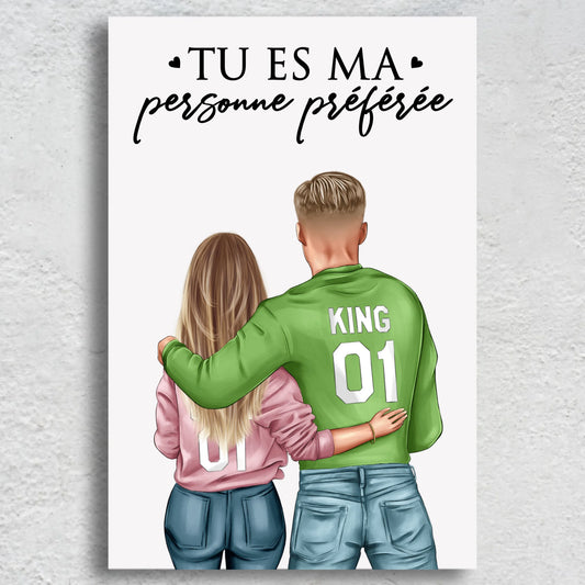 Koppel - Gepersonaliseerd canvas