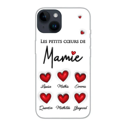 Les petits cœurs - Telefoonhoesje gepersonaliseerd