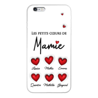 Les petits cœurs - Telefoonhoesje gepersonaliseerd