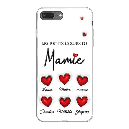 Les petits cœurs - Telefoonhoesje gepersonaliseerd
