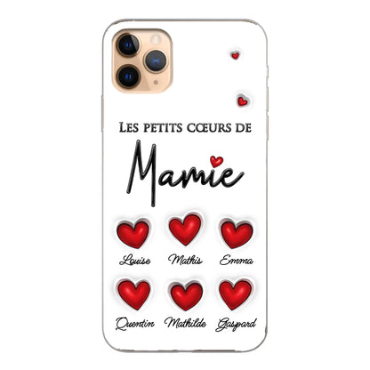 Les petits cœurs - Telefoonhoesje gepersonaliseerd
