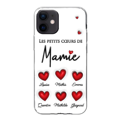 Les petits cœurs - Telefoonhoesje gepersonaliseerd
