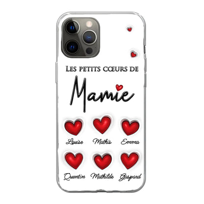 Les petits cœurs - Telefoonhoesje gepersonaliseerd