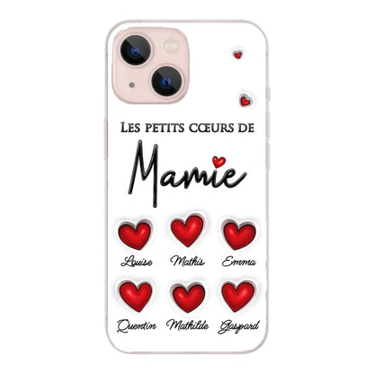 Les petits cœurs - Telefoonhoesje gepersonaliseerd