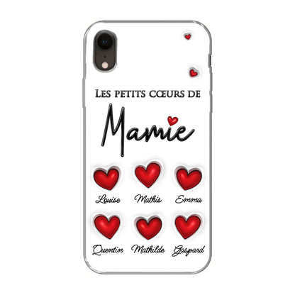 Les petits cœurs - Telefoonhoesje gepersonaliseerd
