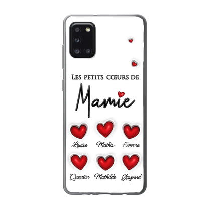 Les petits cœurs - Telefoonhoesje gepersonaliseerd