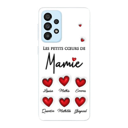 Les petits cœurs - Telefoonhoesje gepersonaliseerd