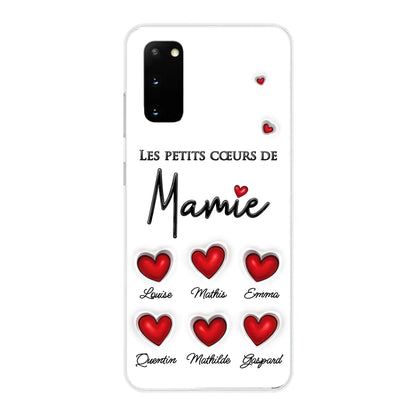 Les petits cœurs - Telefoonhoesje gepersonaliseerd