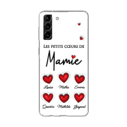 Les petits cœurs - Telefoonhoesje gepersonaliseerd