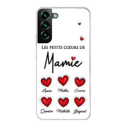 Les petits cœurs - Telefoonhoesje gepersonaliseerd