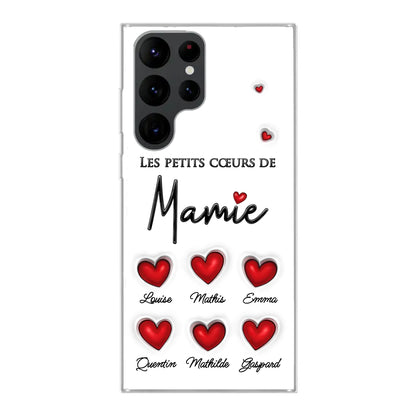 Les petits cœurs - Telefoonhoesje gepersonaliseerd