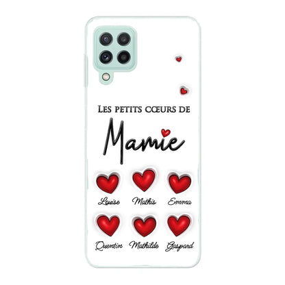 Les petits cœurs - Telefoonhoesje gepersonaliseerd
