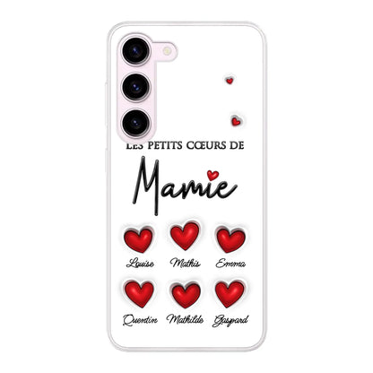 Les petits cœurs - Telefoonhoesje gepersonaliseerd