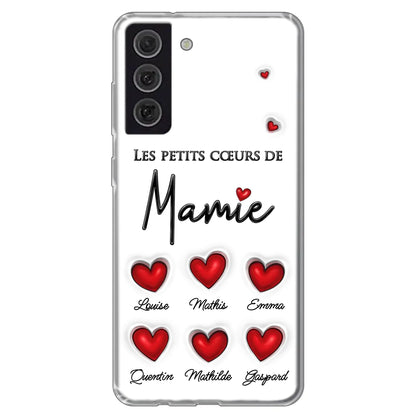 Les petits cœurs - Telefoonhoesje gepersonaliseerd