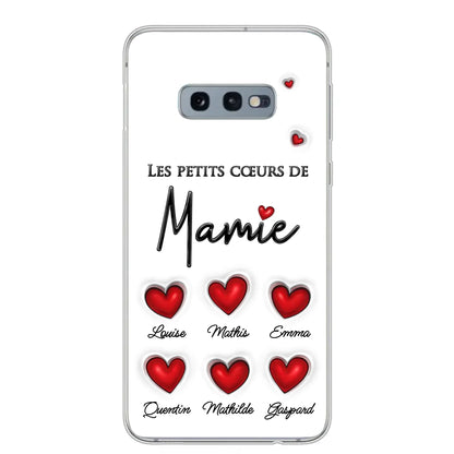 Les petits cœurs - Telefoonhoesje gepersonaliseerd