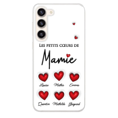 Les petits cœurs - Telefoonhoesje gepersonaliseerd
