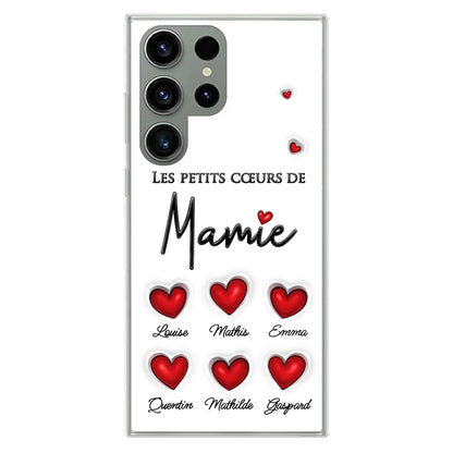 Les petits cœurs - Telefoonhoesje gepersonaliseerd