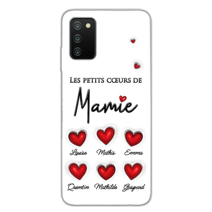 Les petits cœurs - Telefoonhoesje gepersonaliseerd