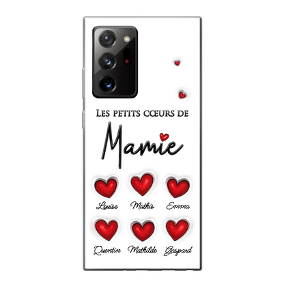 Les petits cœurs - Telefoonhoesje gepersonaliseerd