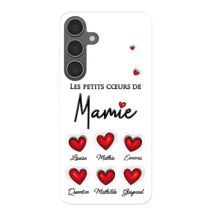 Les petits cœurs - Telefoonhoesje gepersonaliseerd