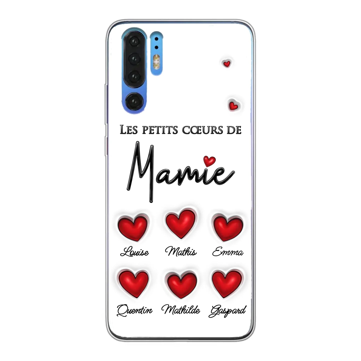 Les petits cœurs - Telefoonhoesje gepersonaliseerd