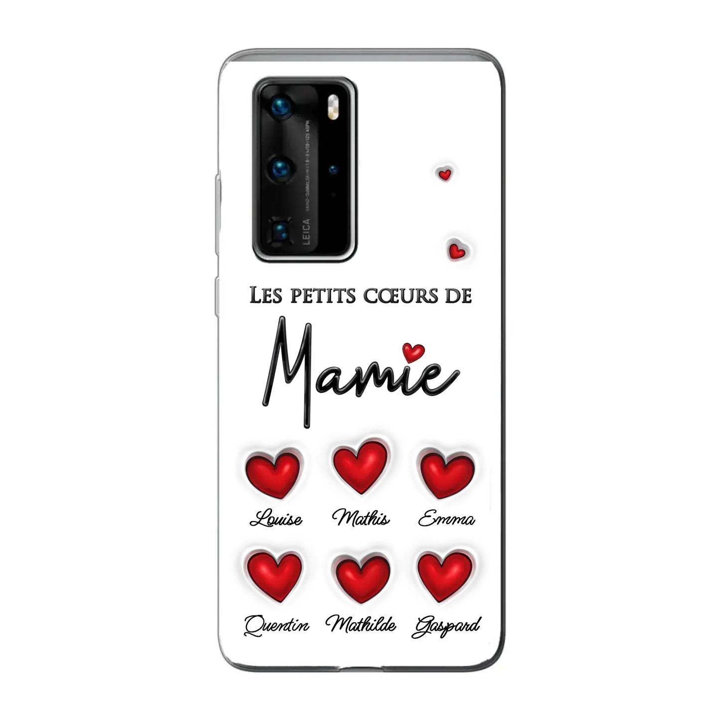 Les petits cœurs - Telefoonhoesje gepersonaliseerd