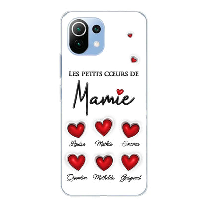 Les petits cœurs - Telefoonhoesje gepersonaliseerd