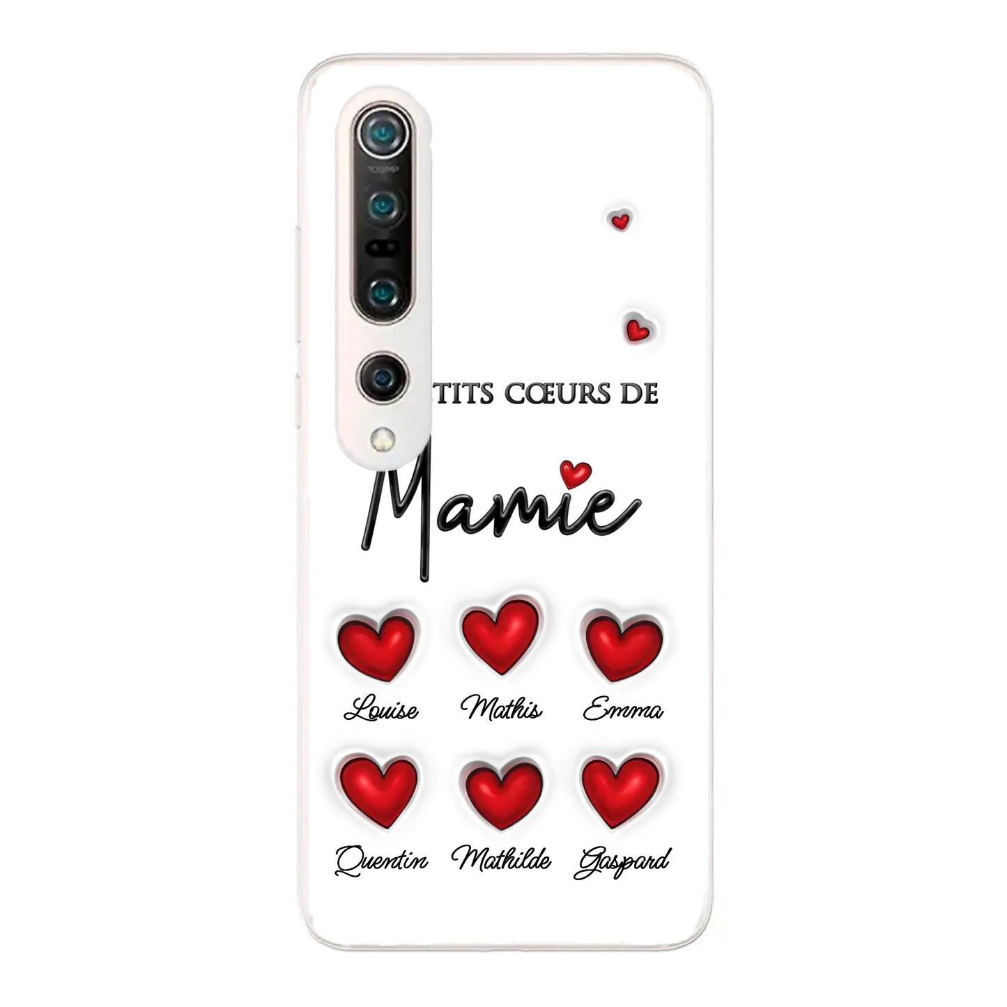 Les petits cœurs - Telefoonhoesje gepersonaliseerd