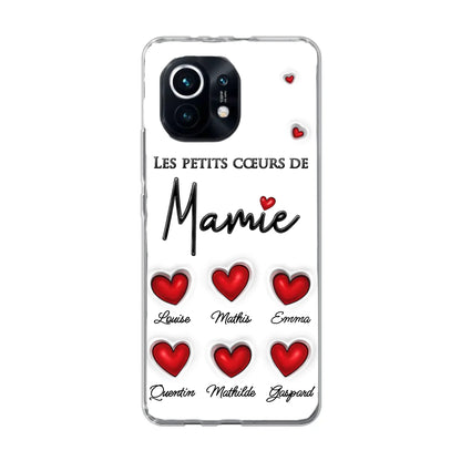 Les petits cœurs - Telefoonhoesje gepersonaliseerd