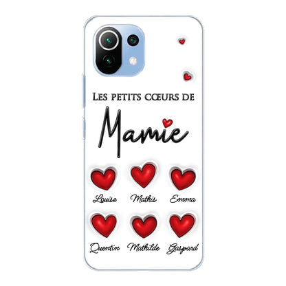Les petits cœurs - Telefoonhoesje gepersonaliseerd