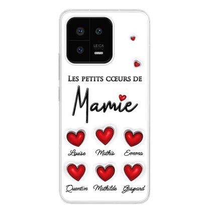 Les petits cœurs - Telefoonhoesje gepersonaliseerd