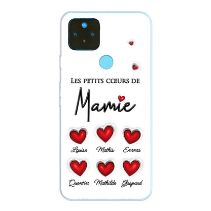 Les petits cœurs - Telefoonhoesje gepersonaliseerd