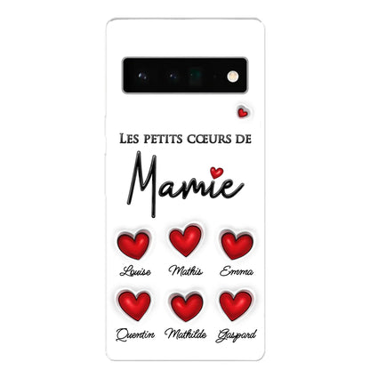 Les petits cœurs - Telefoonhoesje gepersonaliseerd