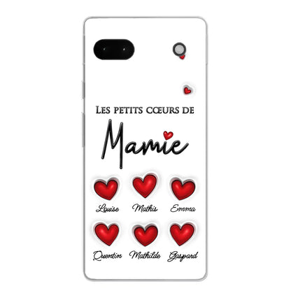 Les petits cœurs - Telefoonhoesje gepersonaliseerd