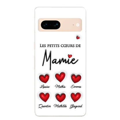 Les petits cœurs - Telefoonhoesje gepersonaliseerd