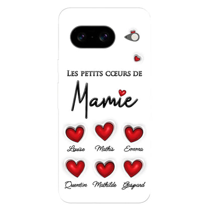 Les petits cœurs - Telefoonhoesje gepersonaliseerd