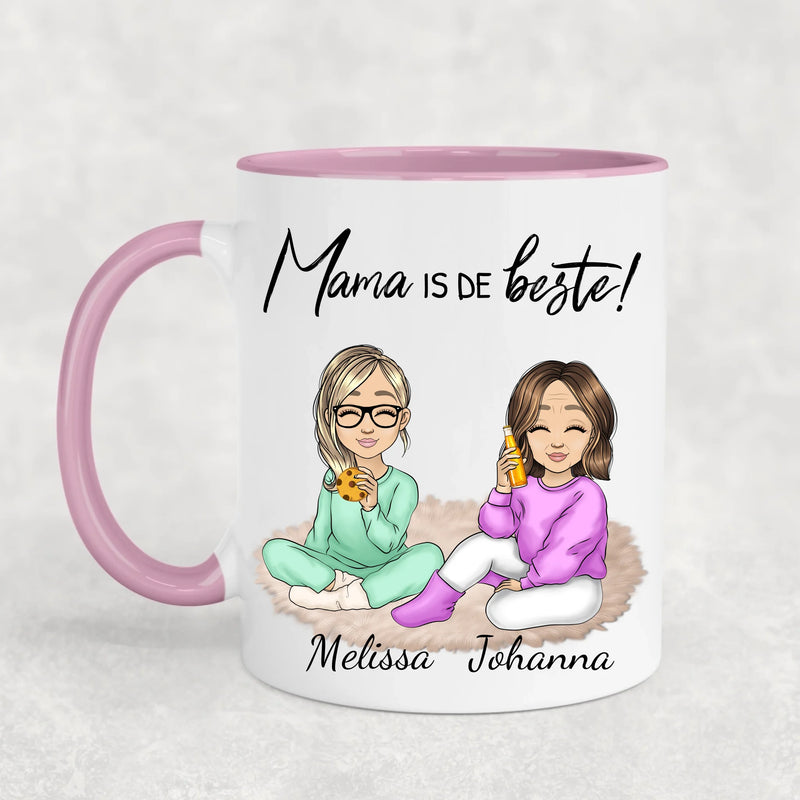 Mama is er altijd - Gepersonaliseerde mok