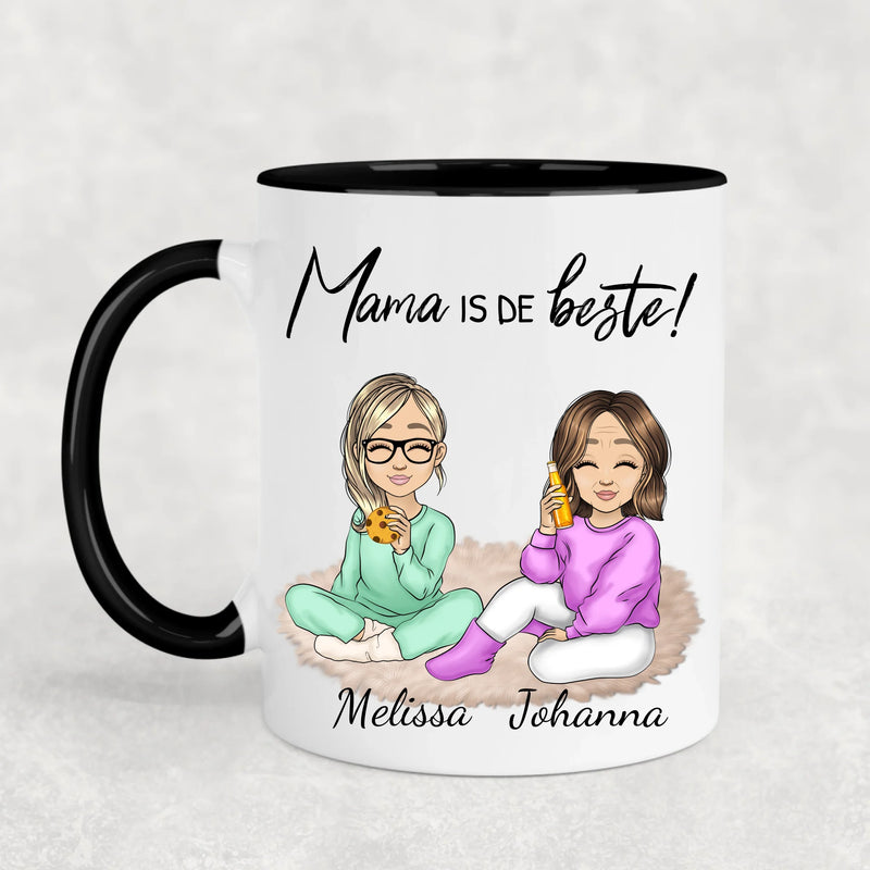 Mama is er altijd - Gepersonaliseerde mok
