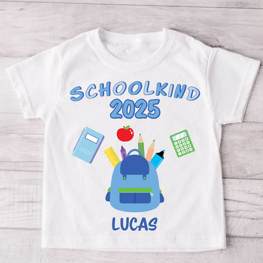 Schoolkind - Gepersonaliseerd kinder-T-shirt