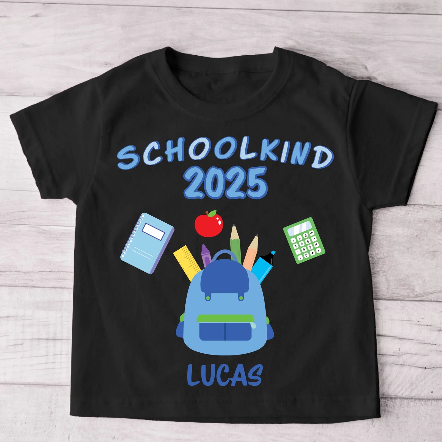 Schoolkind - Gepersonaliseerd kinder-T-shirt