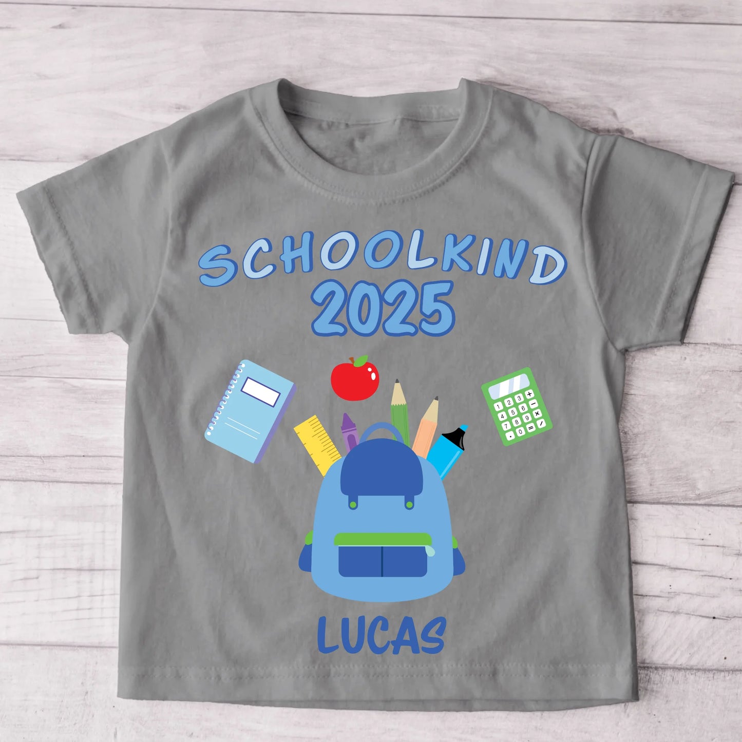 Schoolkind - Gepersonaliseerd kinder-T-shirt
