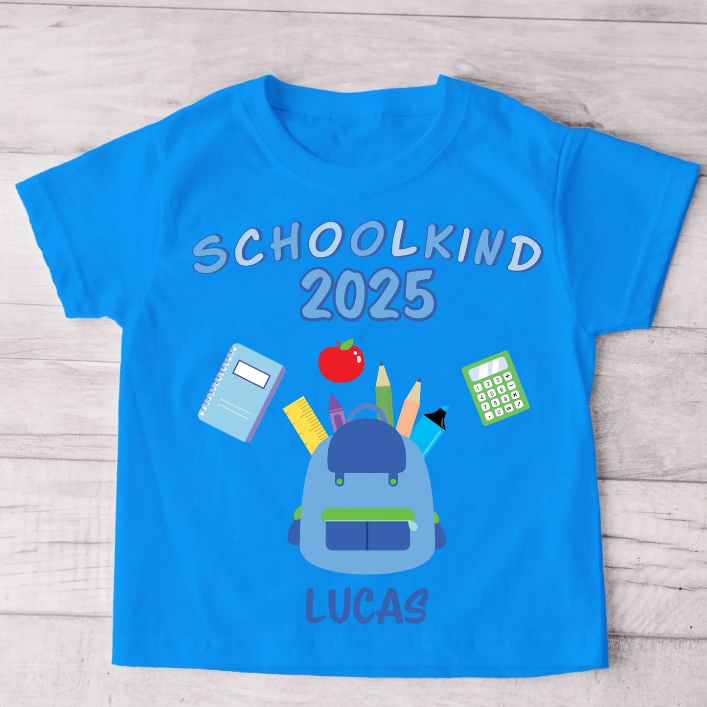 Schoolkind - Gepersonaliseerd kinder-T-shirt