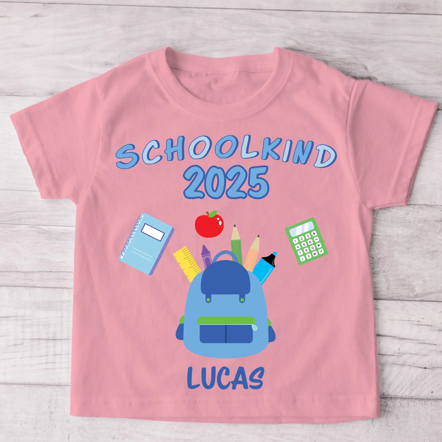 Schoolkind - Gepersonaliseerd kinder-T-shirt