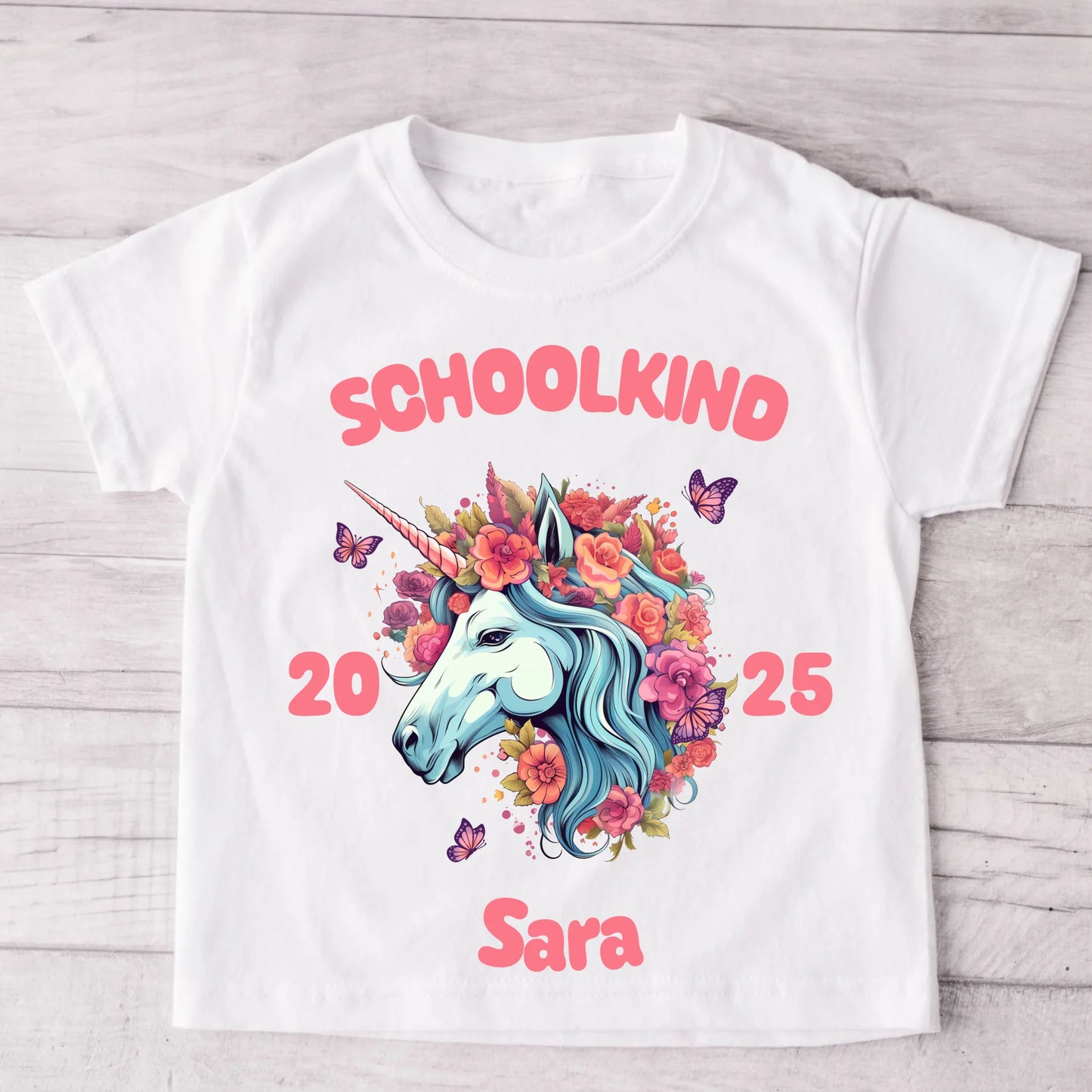 Eenhoorn - Gepersonaliseerd kinder T-shirt